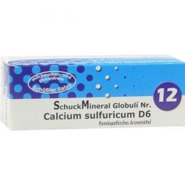 SCHUCKMINERAL Globuli 12 Calcium sulfuricum D6 7,5 g