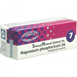 Ein aktuelles Angebot für SCHUCKMINERAL Globuli 7 Magnesium phosphoricum D6 7.5 g Globuli Homöopathische Einzelmittel - jetzt kaufen, Marke Schuck GmbH Arzneimittelfabrik.