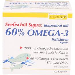 SEEFISCHÖL Supra m.60% Omega-3-Fetts.Weichkaps. 100 St.