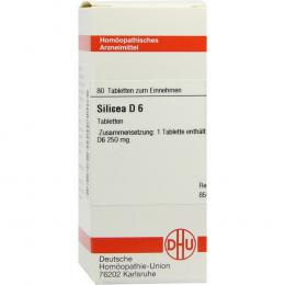 Ein aktuelles Angebot für SILICEA D 6 80 St Tabletten Naturheilmittel - jetzt kaufen, Marke DHU-Arzneimittel GmbH & Co. KG.