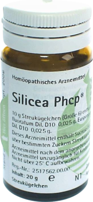 SILICEA PHCP Globuli 20 g