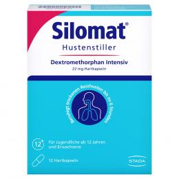 Ein aktuelles Angebot für SILOMAT Hustenstiller Dextromethorphan Intensiv 12 St Hartkapseln  - jetzt kaufen, Marke Stada Consumer Health Deutschland Gmbh.