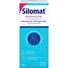 SILOMAT Hustenstiller Pentoxyverin 1,35 mg/ml Saft 100 ml