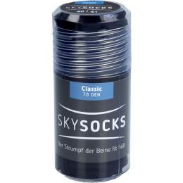 SKYSOCKS classic 70den AD 40/41 black 2 St.