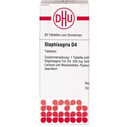 STAPHISAGRIA D 4 Tabletten 80 St.