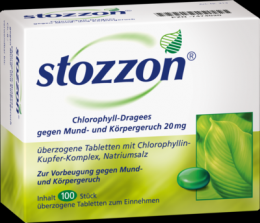STOZZON Chlorophyll berzogene Tabletten 100 St