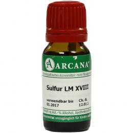 SULFUR LM 18 Dilution 10 ml Dilution