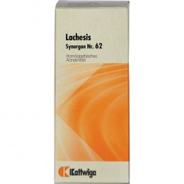 SYNERGON KOMPLEX 62 Lachesis Tropfen 50 ml Tropfen