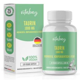 TAURIN VEGAN 1000 mg Kapseln 120 St.