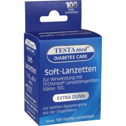 TESTAmed DIABETES CARE Soft-Lanzetten 100 St Lanzetten