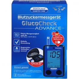 TESTAMED GlucoCheck Advance Star.-Kit mg/dl mmol/l 1 St.