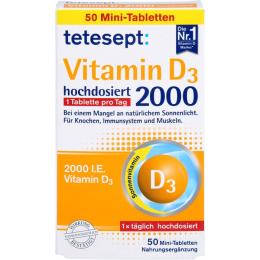 TETESEPT Vitamin D3 2.000 Filmtabletten 50 St.