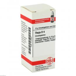 Ein aktuelles Angebot für THUJA D 4 Globuli 10 g Globuli Homöopathische Einzelmittel - jetzt kaufen, Marke DHU-Arzneimittel GmbH & Co. KG.