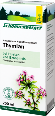 THYMIAN SAFT Schoenenberger Heilpflanzensfte 3X200 ml