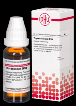 THYREOIDINUM D 10 Dilution 20 ml