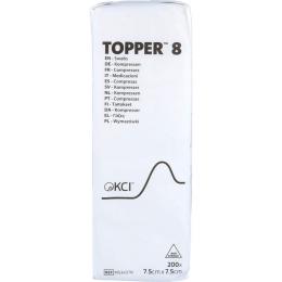 TOPPER 8 Kompr.7,5x7,5 cm unsteril 200 St.