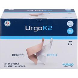 URGOK2 Kompr.Syst.8cm Knöchelumf.25-32cm 6 St.