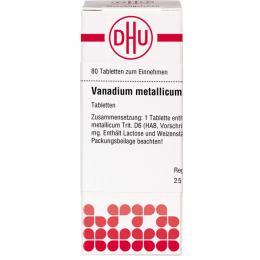 VANADIUM METALLICUM D 6 Tabletten 80 St.