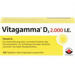 VITAGAMMA D3 2.000 I.E. Vitamin D3 NEM Tabletten 100 St.