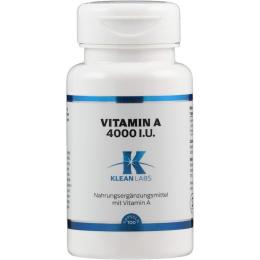 VITAMIN A 4000 I.U. KLEAN LABS Kapseln 100 St.