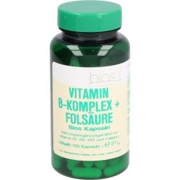 VITAMIN B KOMPLEX+Folsäure Bios Kapseln 100 St.