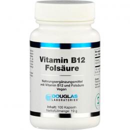 VITAMIN B12+FOLSÄURE KLEAN LABS Kapseln 100 St.