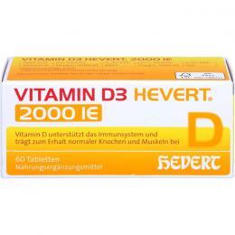 VITAMIN D3 HEVERT 2000 I.E. Tabletten 60 St.