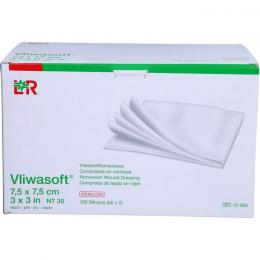 VLIWASOFT Vlieskompressen 7,5x7,5 cm steril 6l. 100 St.