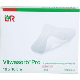 VLIWASORB Pro superabsorb.Komp.steril 10x10 cm 10 St.