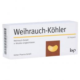 Ein aktuelles Angebot für WEIHRAUCH-KÖHLER Kapseln 30 St Kapseln Nahrungsergänzungsmittel - jetzt kaufen, Marke Köhler Pharma GmbH.