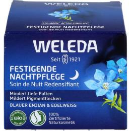 WELEDA festigende Nachtpflege blauer Enz.&Edelwei. 40 ml