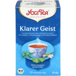 YOGI TEA Klarer Geist Bio Filterbeutel 30,6 g